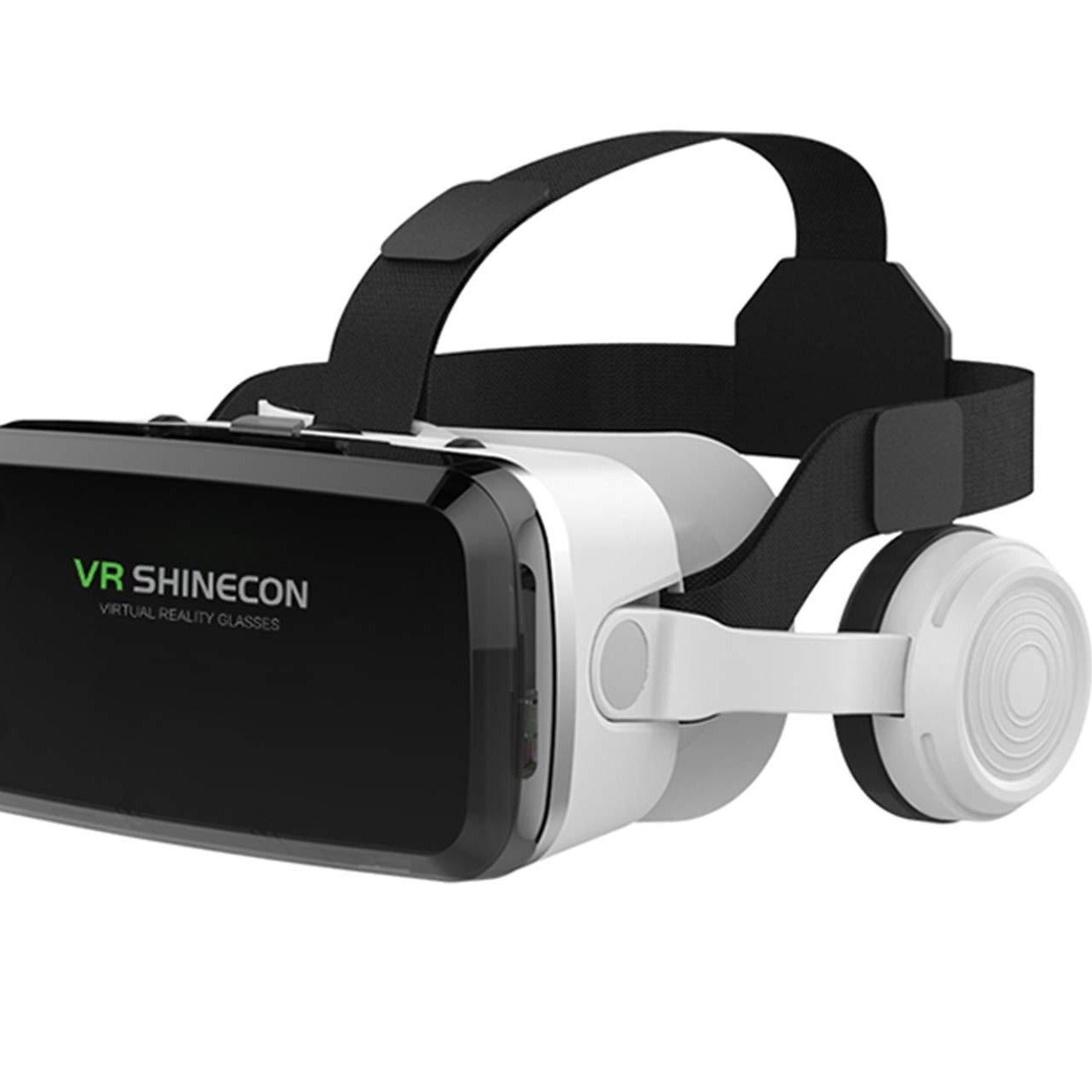 VR SHINECON Headset +Bluetooth 3D Glasses Goggles HD Virtual Reality Headset Compatible with iOS & Android Phone Eye Protected Soft & Comfortable Adjustable Distance for Phones 4.7-6.7"[2021  - Home Decor Gifts and More
