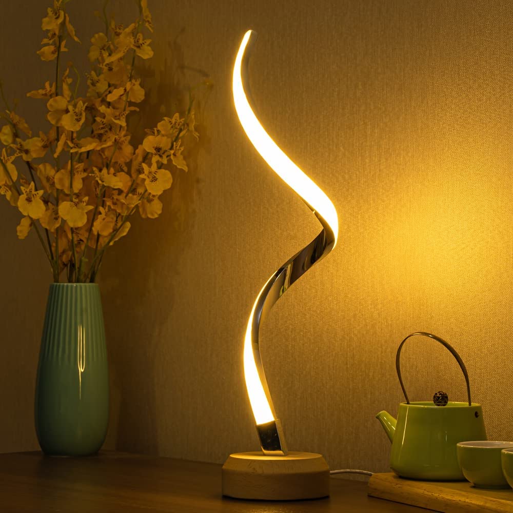 New Modern Luxury Size 5 Level LED Color Table Lamp - Home Decor Gifts and More