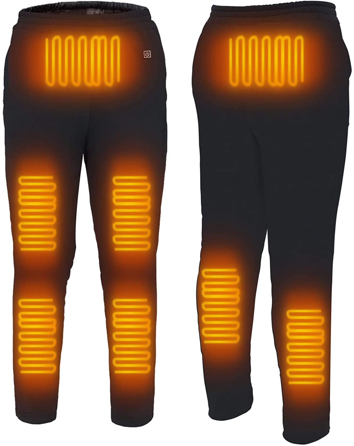 Heated Pants USB 5V Electric Heating Pants for Men Women Outdoor Winter Heating Trouser, 8 Heating Zone(Battery Not Included) - Home Decor Gifts and More