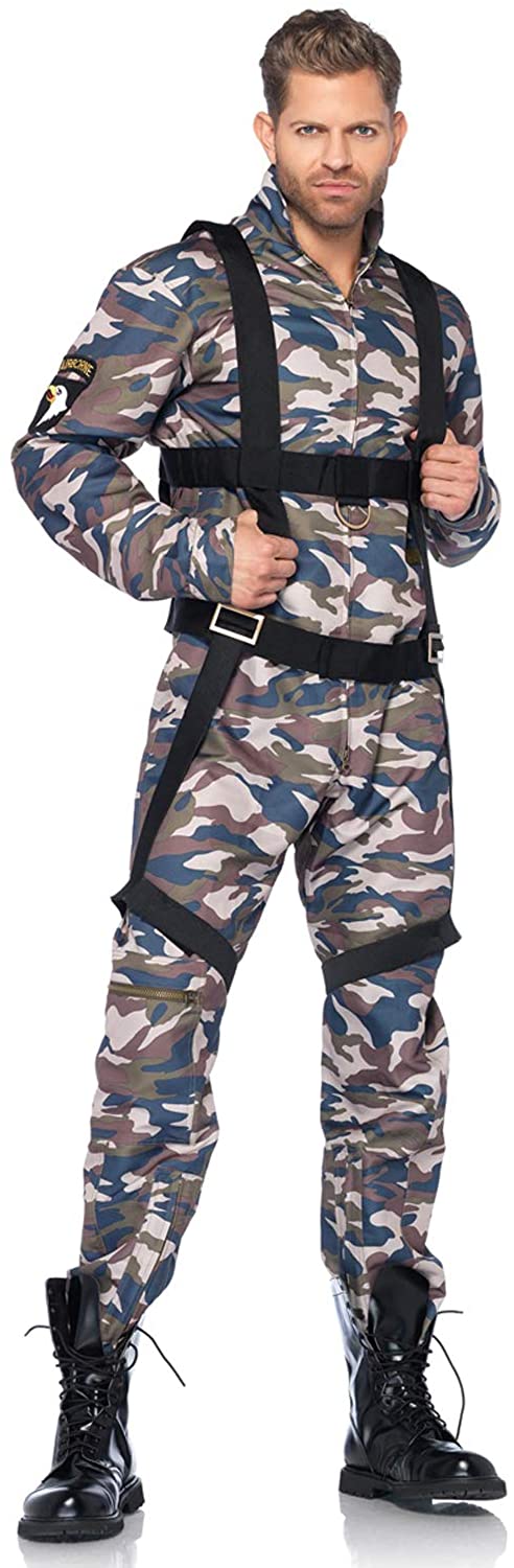 Leg Avenue Men's 2 Piece Paratrooper Costume | Decor Gifts and More