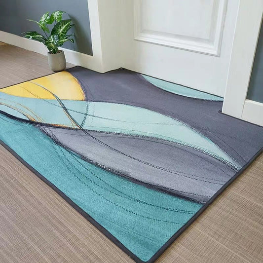 Modern Minimalist Home Entrance Floor Mats Custom Human Door Mats Living Room Non-slip Absorbent Foot Mats Bedroom Carpets | Decor Gifts and More