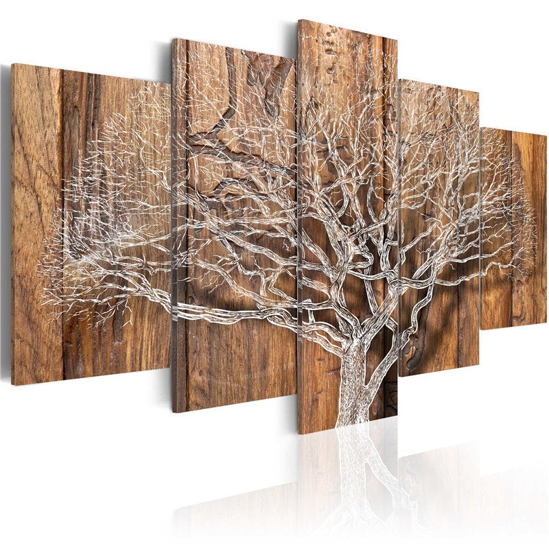 5-Painting Wood Art Canvas Withered Branches Without Leaves | Decor Gifts and More