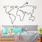 Inkjet Wall Stickers Simple Lines Travel World