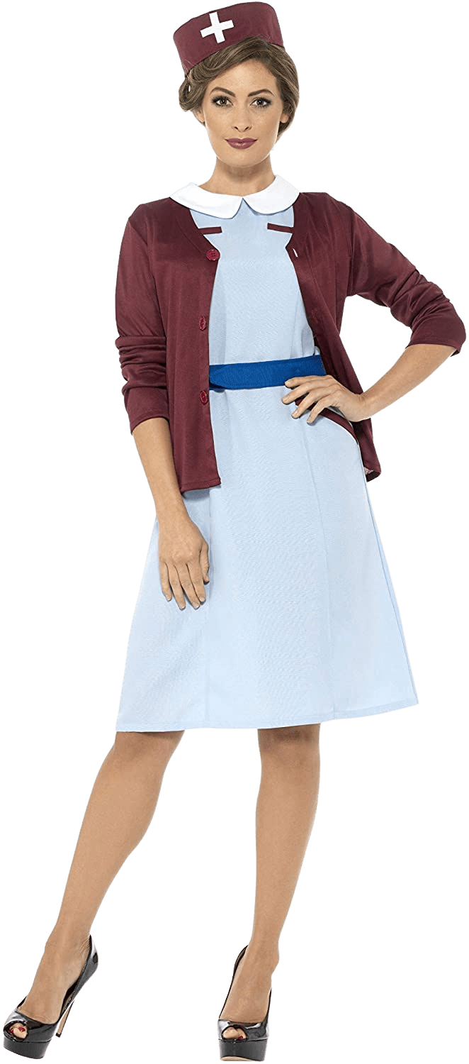Women's Vintage Nurse Costume | Decor Gifts and More