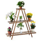 3 Tier Wood Plant Stand Indoor Flower Pots Stand Outdoor Plant Shelves Rack