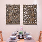 Elephant Solid Wood Carved Board Handicraft Wall Decoration | Decor Gifts and More