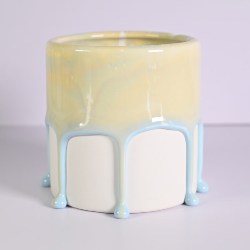 Light Luxury Art High-end Cylindrical Ceramic Flow Glaze | Decor Gifts and More