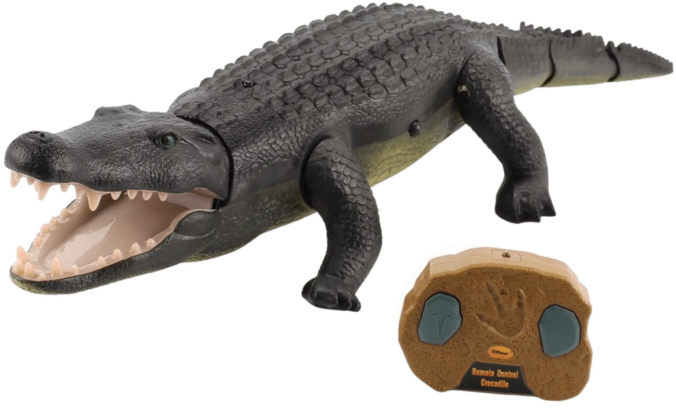 Remote Control Crocodile, RC Animal Moves Like a Real Crocodile | Decor Gifts and More