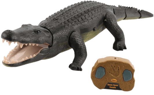 Remote Control Crocodile, RC Animal Moves Like a Real Crocodile | Decor Gifts and More