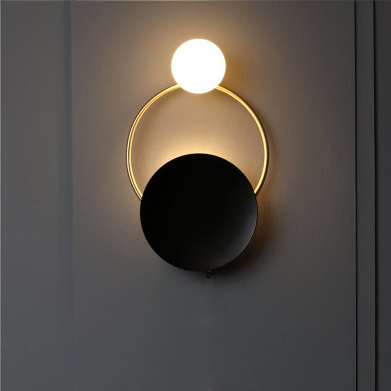 Post-modern Ring Wall Lamp Hotel Restaurant Innovative Ring Wall Lamp | Decor Gifts and More