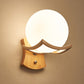 Solid Wood Wall Lamp Simple Bedroom Modern Chinese Style