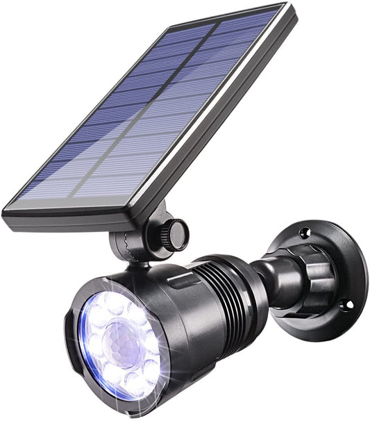 Solar Motion Sensor Lights Outdoor,Sunix 8 Bright LED Solar Garden Spotlight Solar Spotlights Garden Solar Security Light, Waterproof Solar Lights for Deck,Yard, Pathway,Porch Patio,etc | Decor Gifts and More