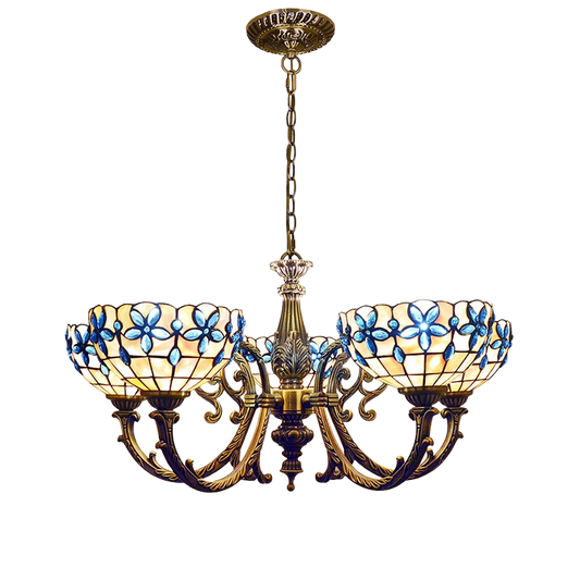 Suspension  Chandeliler Lamps   Dinning Room Living Room Bedroom European Lilac Shells lamp Lampara | Decor Gifts and More
