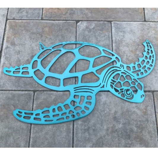 Metal Wall Art Turtle Interior Living Room Decor Crafts | Decor Gifts and More