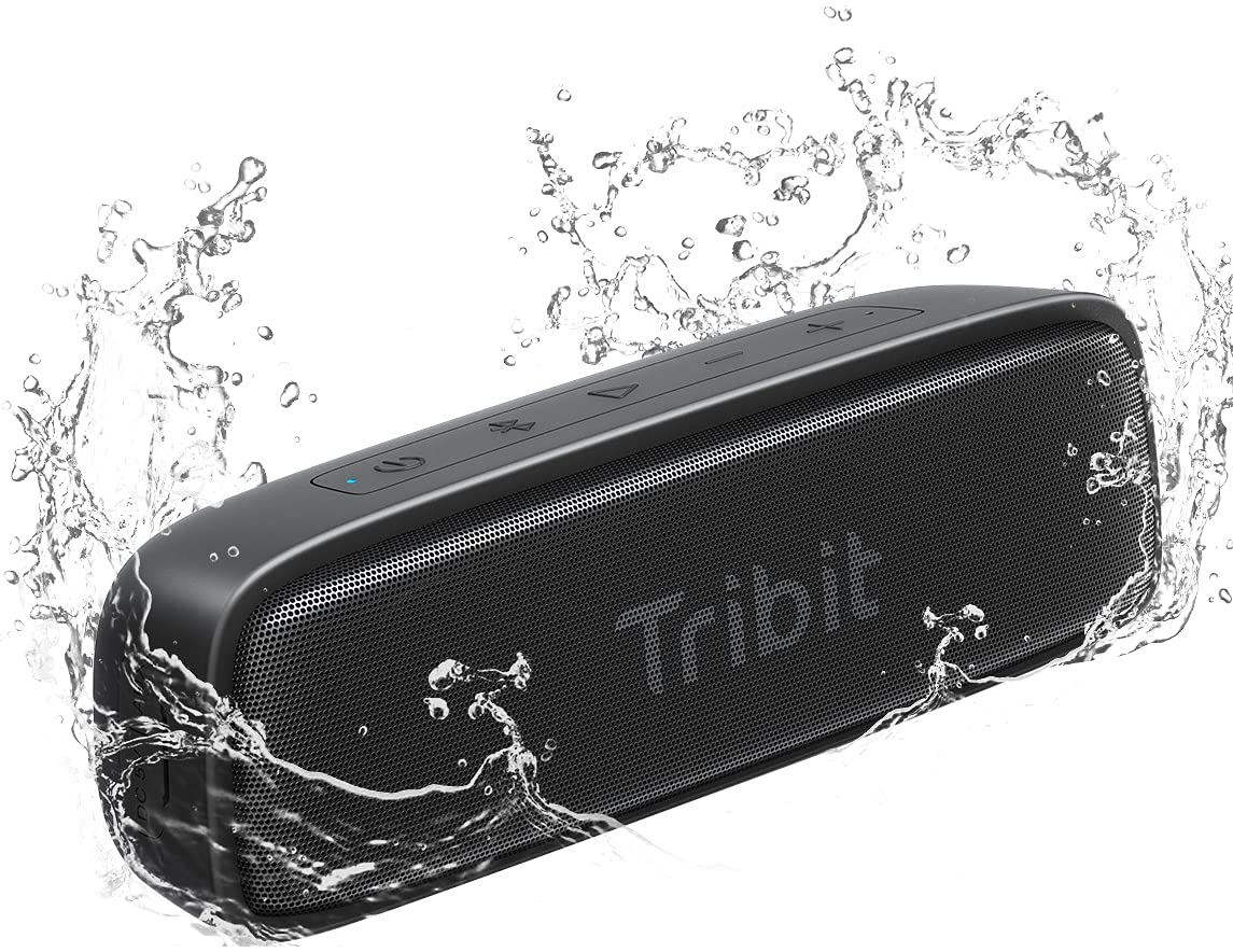 Tribit IPX7 Waterproof Bluetooth Speaker Ultra-Portable 12W Loud HD Sound Bluetooth 5.0 TWS Pairing, 10H Playtime, USB-C Charging, 100ft Range Perfect for Shower Pool Beach Travel, XSound Sur - Home Decor Gifts and More