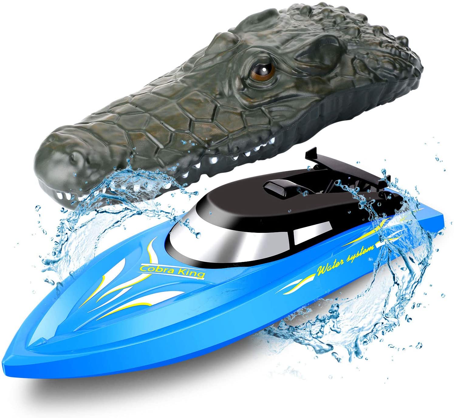 High Speed Remote Control Boat 2.4GHZ  & Crocodile Head Combo | Decor Gifts and More