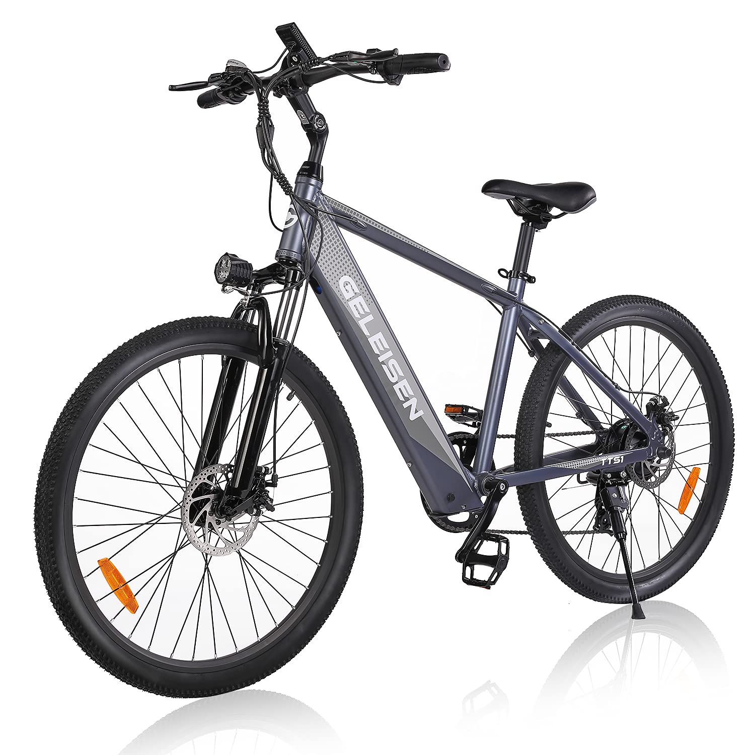 Electric Bike Adult, GELEISEN 26" 350W Ebike Electric Mountain Bike with 36V/10Ah Removable Battery, 5 Level Pedal Assist, LCD Display with USB, Shimano Rear 7 Speed Gears, 20Mph Electric Bic - Home Decor Gifts and More