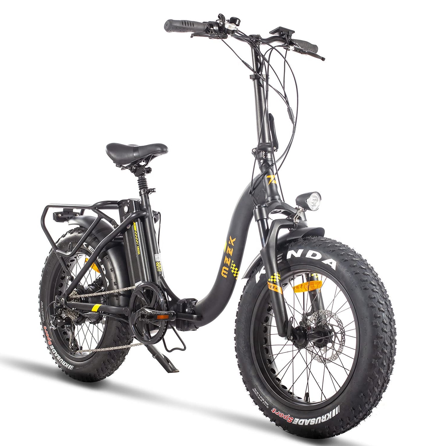 Barnstjarna 750W Folding Electric Bike for Adults 20" 4.0 Fat Tire Snow Ebikes 7 Speed Removable Lithium Battery Foldable Mountain Bicycles Multifuction Display | Decor Gifts and More