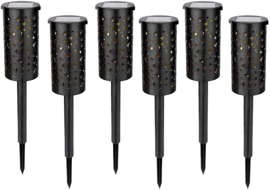 Bearbro Solar Lamps Garden,6pcs Solar Pathway Lights Outdoor,Decorative Garden Lights,Waterproof,Water Density IP44 Led Landscape Lantern for Walkway, Path, Lawn, Patio,Yard (Bronze2 -6PCS) | Decor Gifts and More