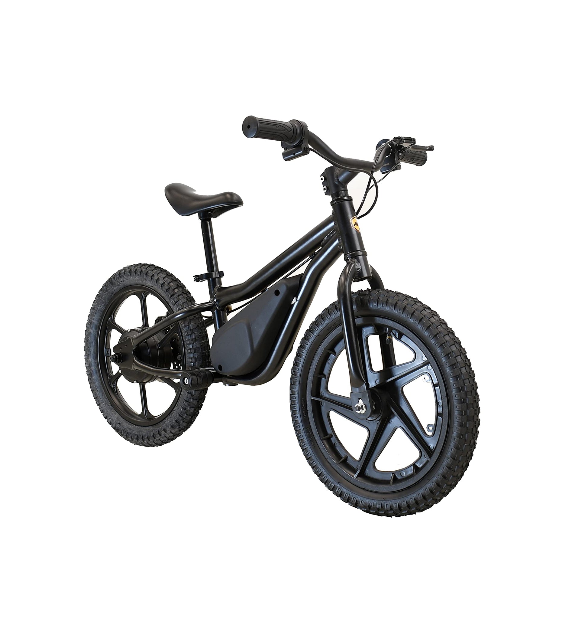 Massimo E16 24V Electric Balance Bike Bicycle Seat Height 18in - 22in Ages 5 & Up (Black) - Home Decor Gifts and More