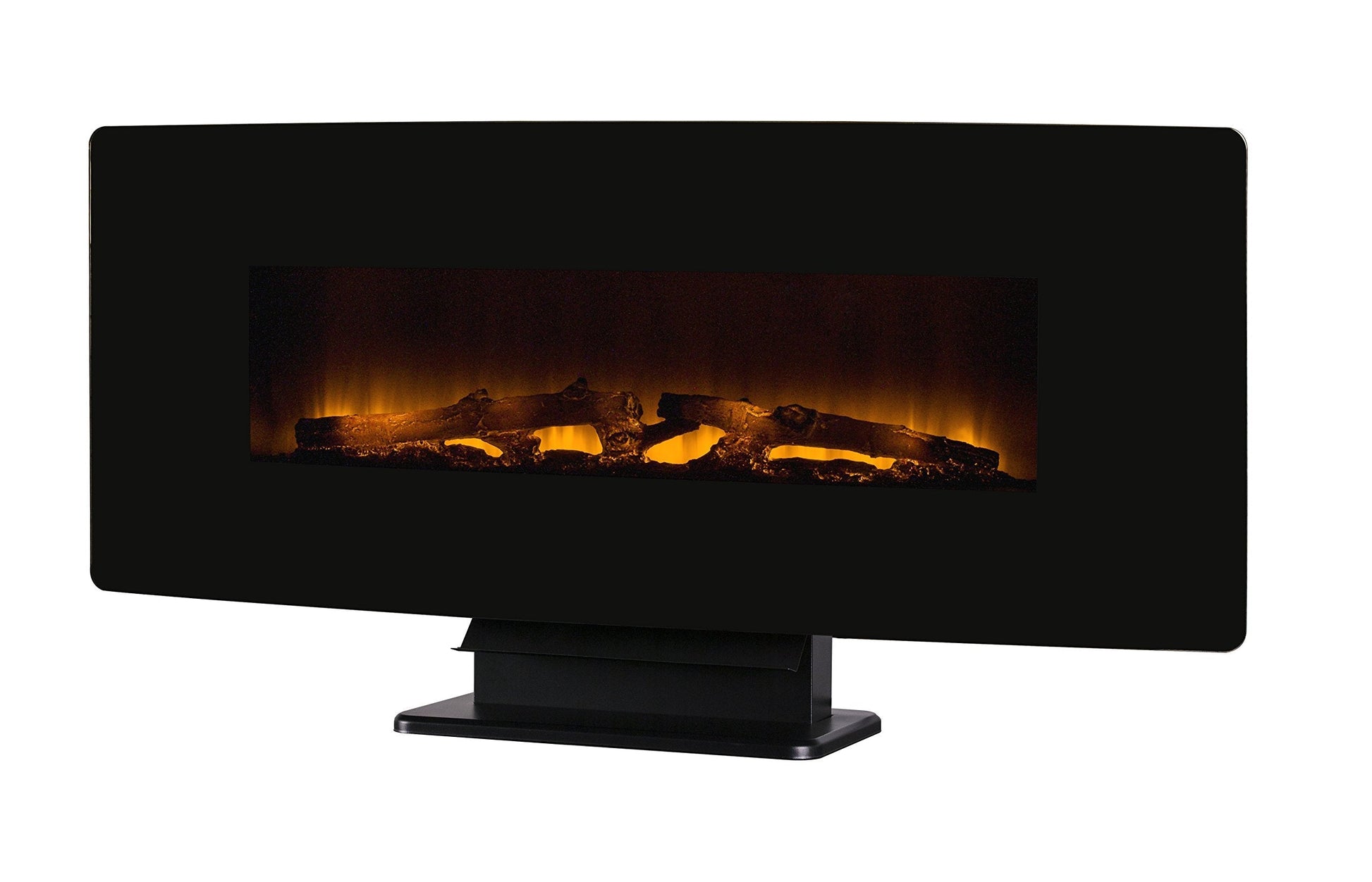 Muskoka Curved Front Black 42" Wall Mount Electric Fireplace Glass - Home Decor Gifts and More