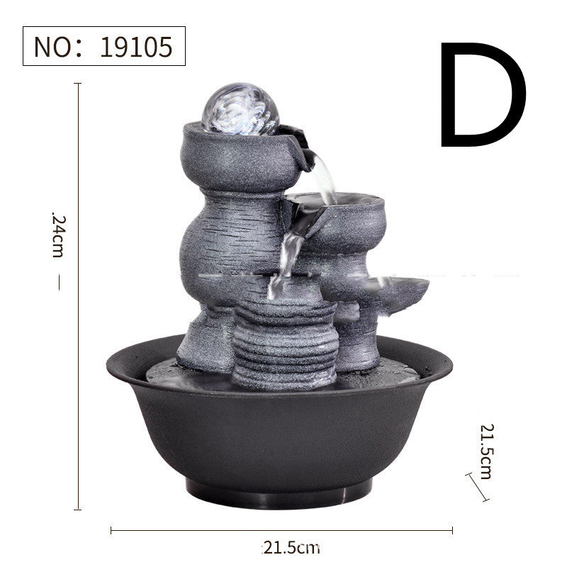 Lucky Circulating Water Decoration Fountain Landscape | Decor Gifts and More