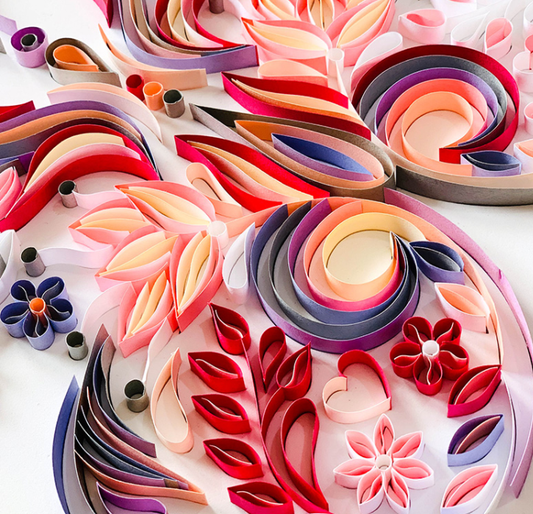 20 Inch Butterfly Quilling Illustration Material Pack Slot | Decor Gifts and More