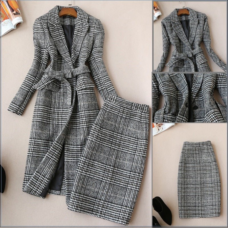 Check coat suit skirt skirt skirt | Decor Gifts and More