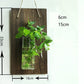 Wall-mounted Solid Wood Creative Home Hanging Vase