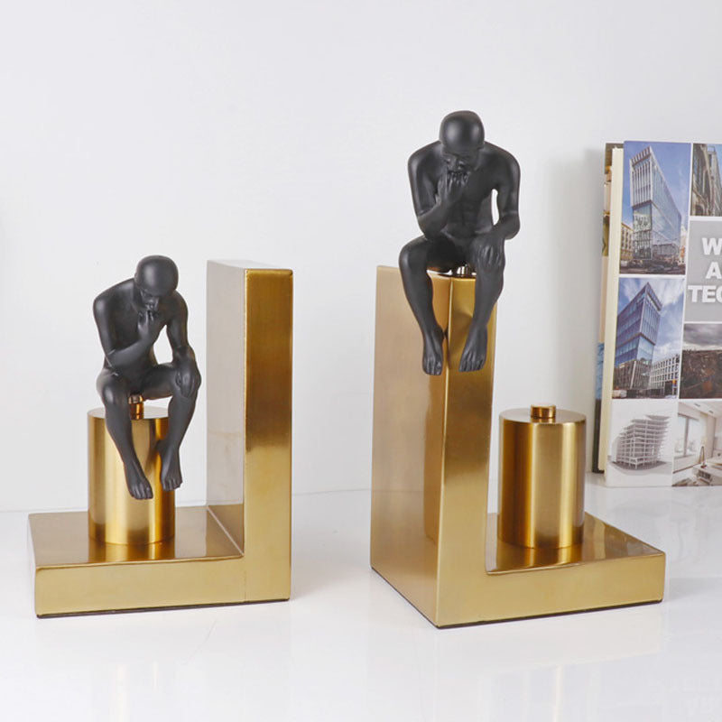 The Thinker Bookend Ornament | Decor Gifts and More