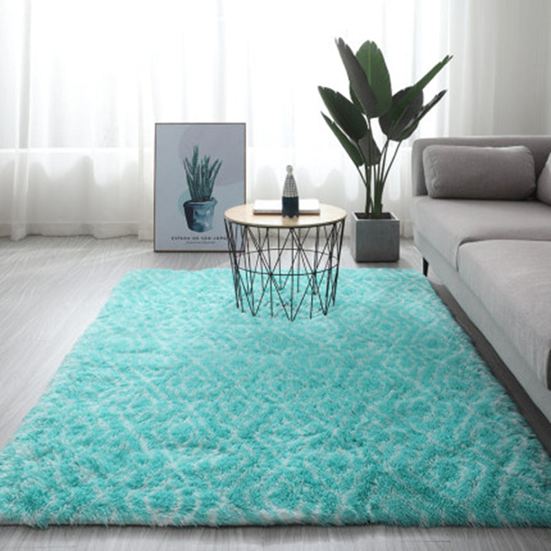 Long hair tie-dyed gradient carpet living room bedroom | Decor Gifts and More