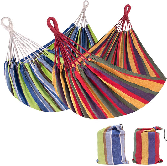 2 pack special  double cotton hammocks