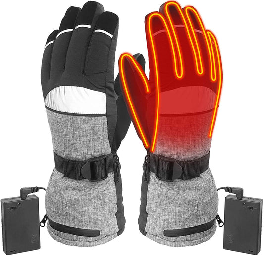 CREATRILL AA Battery Heated Gloves, Electric Thermal Gloves for Men and Women，Winter Hunt Fish Cycle Motorcycle Drive Camp Ski Hike Outdoor Sports Hand Warmer (Medium) - Home Decor Gifts and More