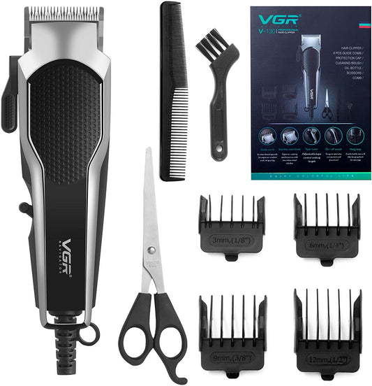Hair Clippers for Men,Professional Hair Trimmer Set with Adjustable Blade,Electric Hair Clippers with 4 Guide Combs for Men/Kids/Baby/Barber Grooming Cutter Kit - Home Decor Gifts and More