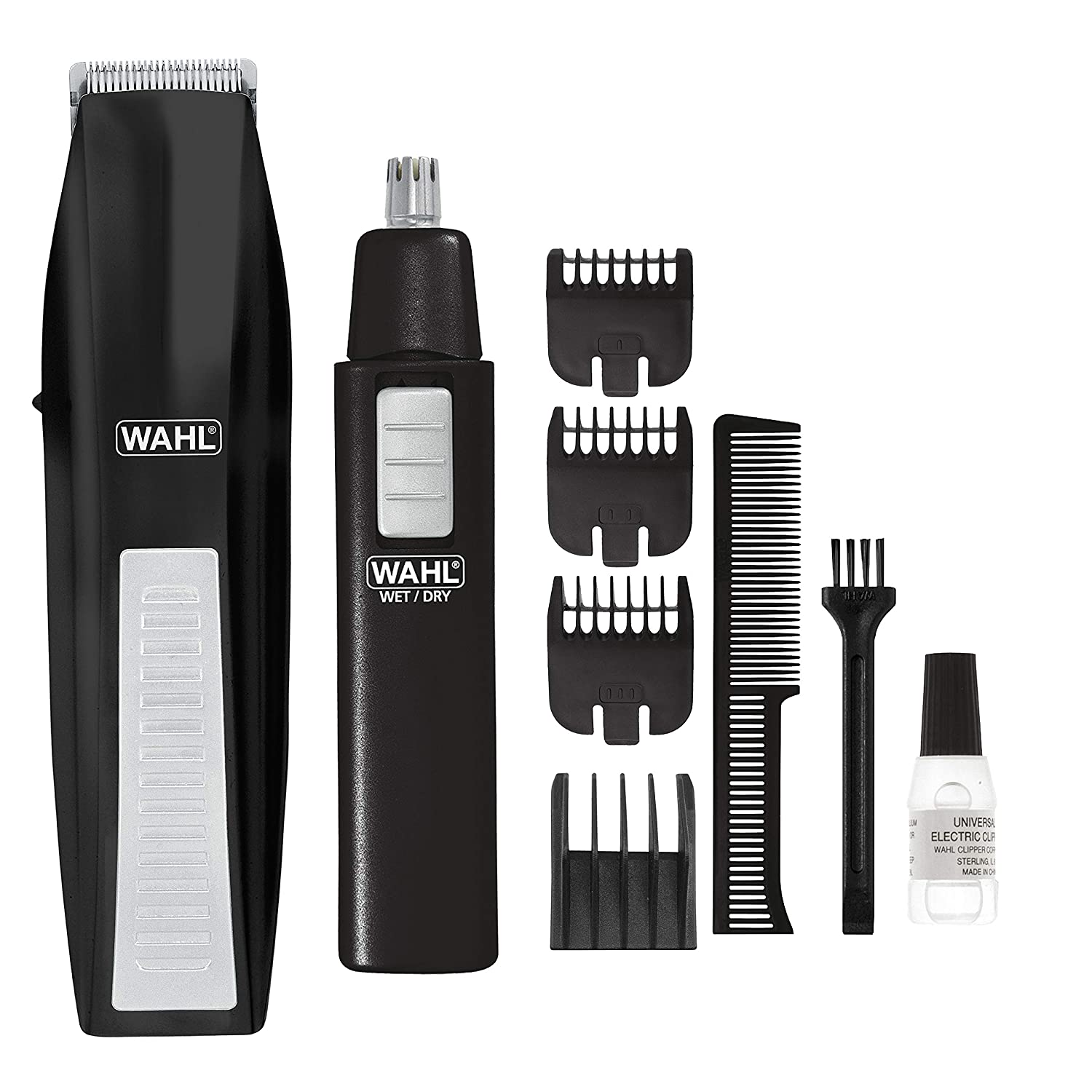 Wahl Cordless Beard Trimmer w/Ear/Nose/Brow Trimmer - Home Decor Gifts and More