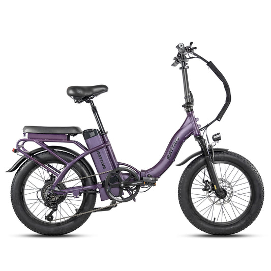 Rattan 48V 500W Electric Bike for Adults 20 inch Folding Bikes 3.0 Fat Tire Bikes 25MPH 13AH Removable Lithium-ion Battery E-Bikes 7 Speed Shifter Electric Bicycle - Home Decor Gifts and More