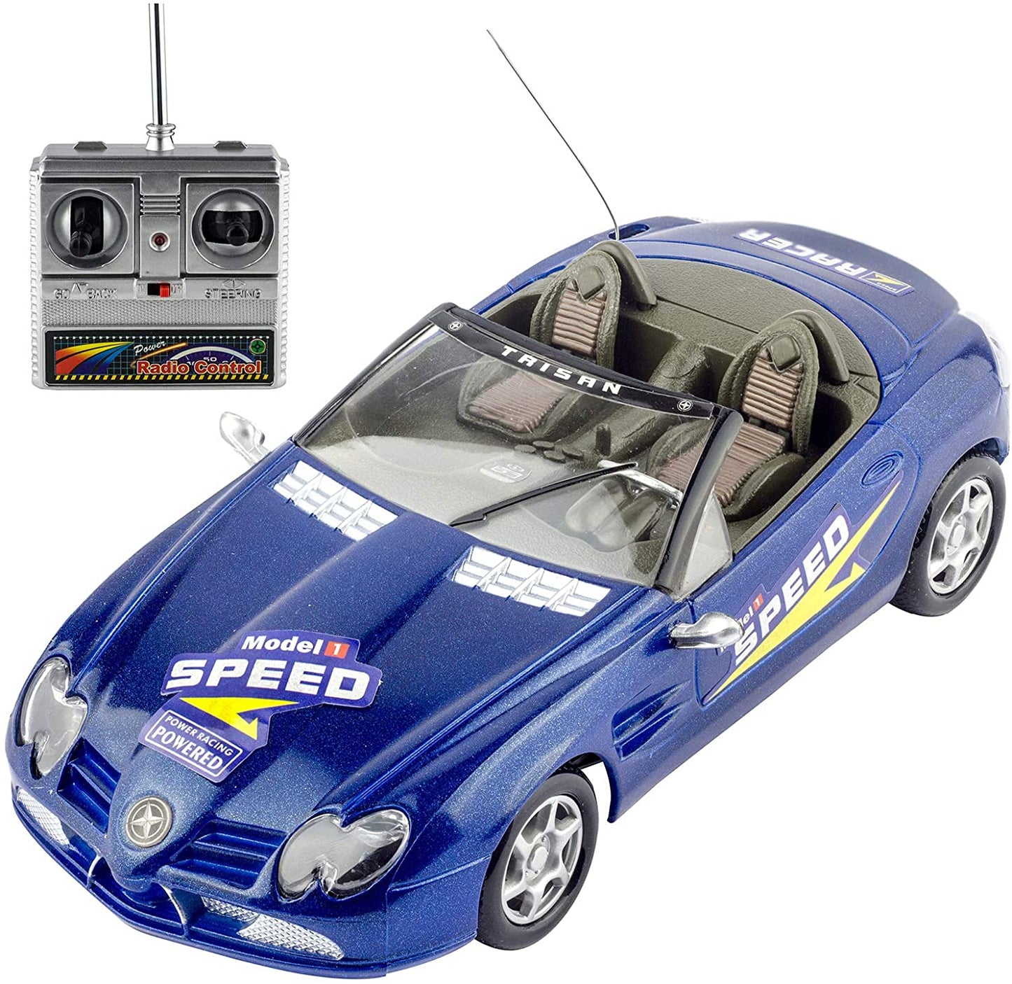 Liberty Imports Super RC Remote Radio Control Convertible Toy Race Car - 1:18 RTR Sports Coupe Vehicle Model Racer (Colors Vary) | Decor Gifts and More
