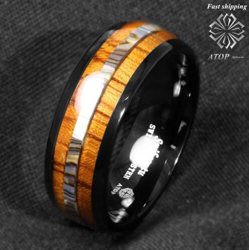 Black tungsten carbide ring | Decor Gifts and More