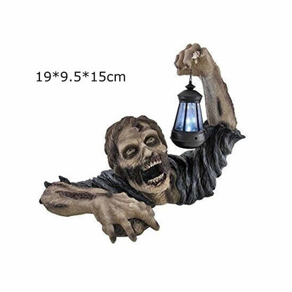 Halloween Ghost Festival Zombie Lantern Resin | Decor Gifts and More