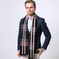 Men's Scarf Plaid Scarf Men's Cashmere | Decor Gifts and More