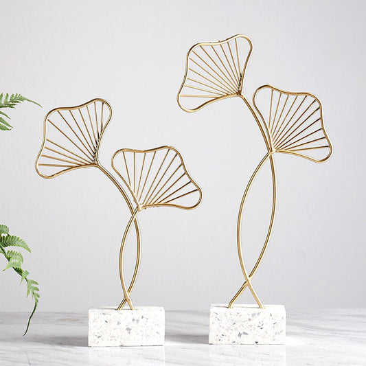 Iron Terrazzo Leaf Style Table Top Decoration | Decor Gifts and More