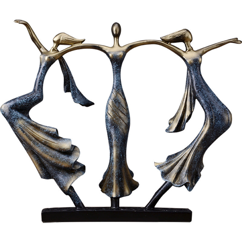 New Elegant Creative Abstract Dancing Girl Ornament | Decor Gifts and More