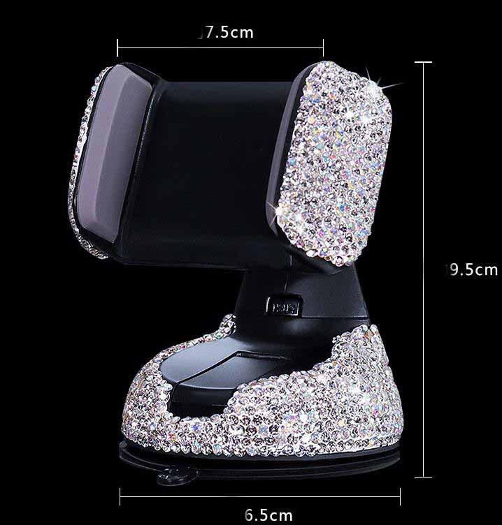 Multifunctional Air Outlet Diamond-encrusted Car Phone Holder | Decor Gifts and More