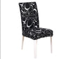 European geometric elastic chair cover