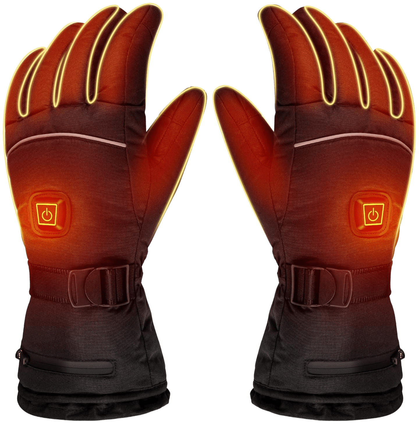 LUWATT Heated Gloves, 2020 Newest Version Battery Powered Three Temperature Settings Electric Heat Resistant Gloves for Men Women for Sports Outdoors Climb Hiking Skiing Hunting and Winter Ha - Home Decor Gifts and More
