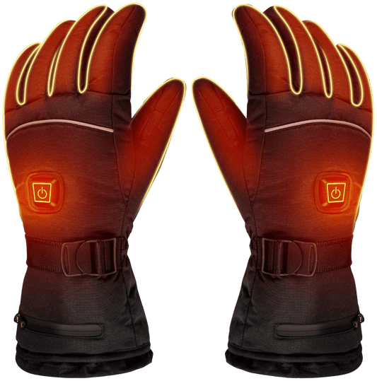LUWATT Heated Gloves, 2020 Newest Version Battery Powered Three Temperature Settings Electric Heat Resistant Gloves for Men Women for Sports Outdoors Climb Hiking Skiing Hunting and Winter Ha - Home Decor Gifts and More