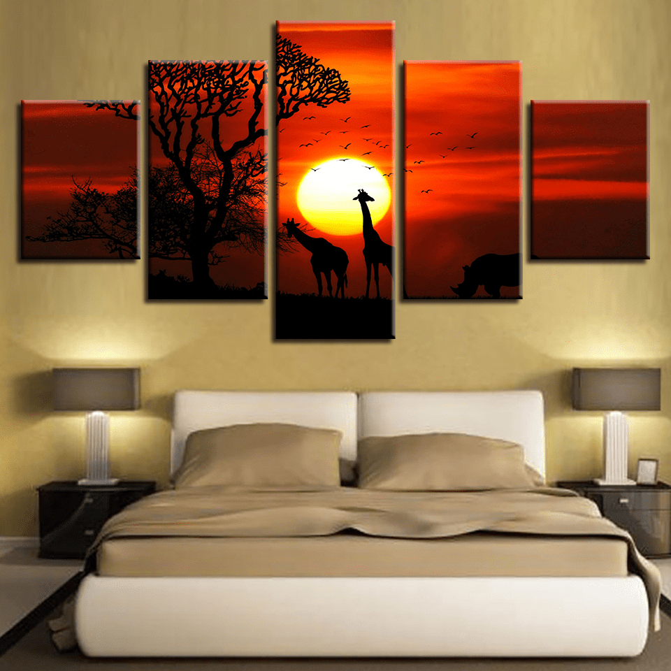 A Variety Of Custom Horse Photography Landscape Silhouette Decorative Paintings | Decor Gifts and More