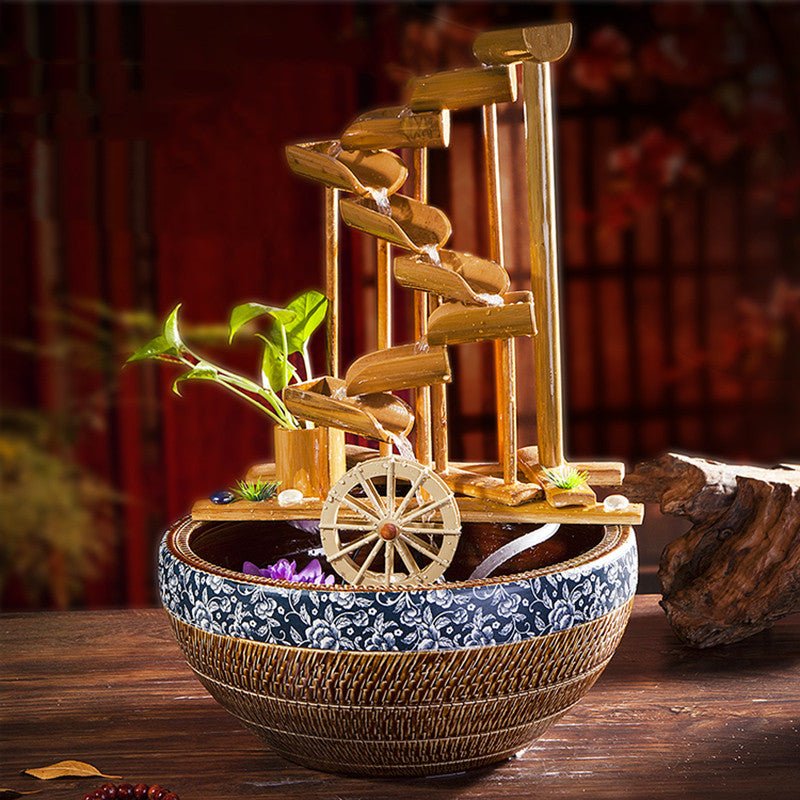 Fashion Personality Ceramic Flowing Water Fountain Ornament | Decor Gifts and More