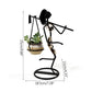 Iron art succulent girl small flower stand | Decor Gifts and More