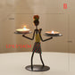 Girl iron candlestick decoration | Decor Gifts and More